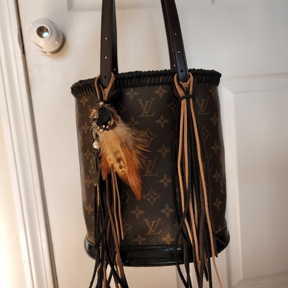 **Sold on FB** Louis Vuitton Bucket bag with Fringe